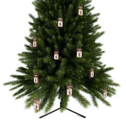 Ornament Sled - Highland Cow